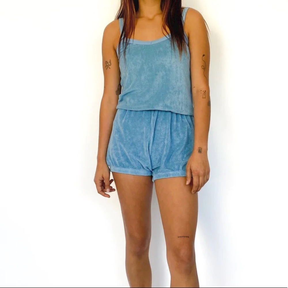 ⭐️SOLD⭐️ suzie kondi hera bloomers in beach terry paradeisos blue